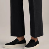 August Sneaker | Black Suede
