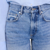 Anine Bing Heath Short in Summer Blues