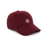 Anine Bing Jeremy Baseball Cap AB in Cabernet