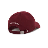 Anine Bing Jeremy Baseball Cap AB in Cabernet