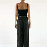 Almada Label Liv Strap Top in Black