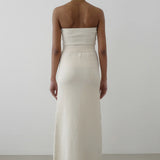 Almada Label Umi Maxi Skirt in Shell