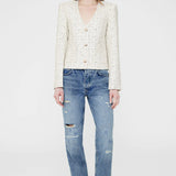 AB Anitta Jacket - Cream/Black Tweed