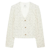 AB Anitta Jacket - Cream/Black Tweed