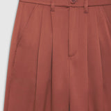 AB Carrie Pant - Terracotta Silk
