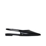 Anine Bing Elena Slingback Flats in Black