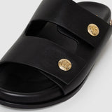 Anine Bing Ella Slides in Black