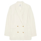 Anine Bing Jasmine Blazer in Ivory