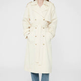 Anine Bing Layton Trench in Cream