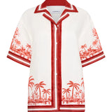 Antipodean Blythe Drop Shoulder Shirt in Coconut