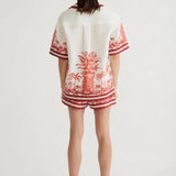 Antipodean Blythe Drop Shoulder Shirt in Coconut