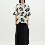 Bassike Pineapple Print Shirt - White/Black