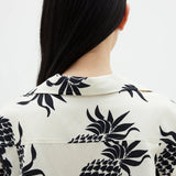 Bassike Pineapple Print Shirt - White/Black
