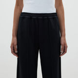 Bassike Twill Pinstitch Detail Pant in Black