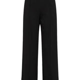 Bassike Twill Pinstitch Detail Pant in Black