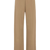 Bassike Twill Stripe Detail Pant in Tan and White
