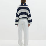 Bassike Waistband Detail Vacation Pant - Natural