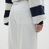 Bassike Waistband Detail Vacation Pant - Natural