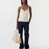 Bassike Wool Cashmere Knit Cami - Natural