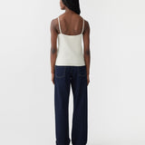 Bassike Wool Cashmere Knit Cami - Natural