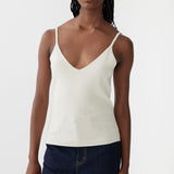 Bassike Wool Cashmere Knit Cami - Natural
