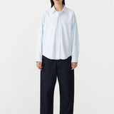 Oversized Universal Shirt | White and Pale Blue