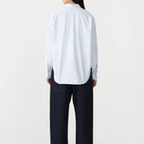 Oversized Universal Shirt | White and Pale Blue