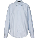 Oversized Universal Shirt | White and Pale Blue
