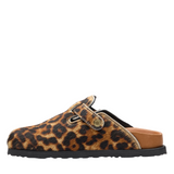 Birkenstock 1774 Boston Fur in Classic Leopard