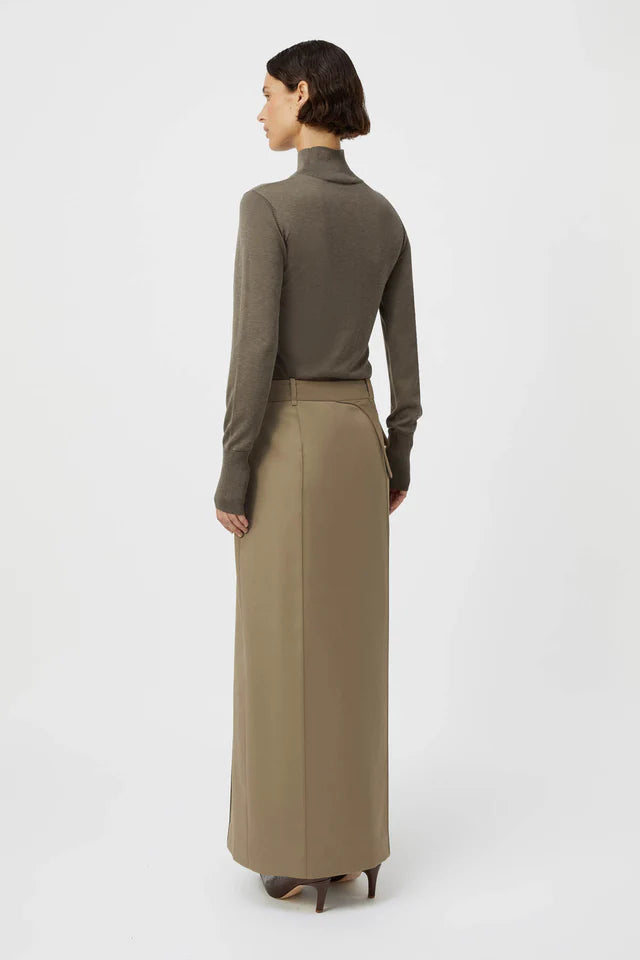 Madero Maxi Skirt | Khaki