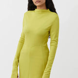 Camilla and Marc Olea Long Sleeve Dress - Chartreuse
