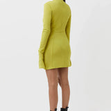 Camilla and Marc Olea Long Sleeve Dress - Chartreuse