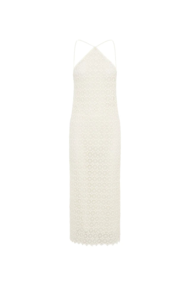 Camilla and Marc | Yve Midi Dress - Ecru | Denim Iniquity Camilla and Marc | Yve Midi Dress - Ecru | Denim Iniquity