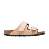 Birkenstock Uji High Shine New Beige Nubuck Leather Narrow