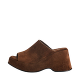 Alias Mae Gloria Chunky Mule in Mocha Suede
