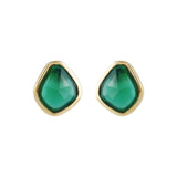 Fairley Green Agate Splice Drops