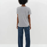 Bassike Classic T-Shirt in Grey Marle