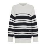 Camilla and Marc Atticus Sweater in White and Navy