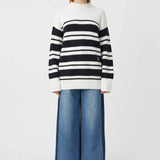 Camilla and Marc Atticus Sweater in White and Navy