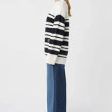 Camilla and Marc Atticus Sweater in White and Navy