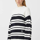 Camilla and Marc Atticus Sweater in White and Navy