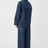 Camilla and Marc Kalen Denim Shirt in Almost Indigo