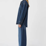 Camilla and Marc Kalen Denim Shirt in Almost Indigo