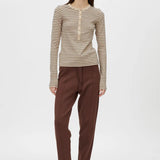 Camilla and Marc Lyndon Knit Pant in Chocolate
