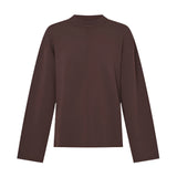 Camilla and Marc Lyndon Knit Sweater in Chocolate