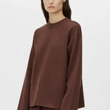 Camilla and Marc Lyndon Knit Sweater in Chocolate