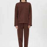 Camilla and Marc Lyndon Knit Sweater in Chocolate