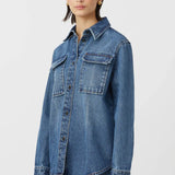 Camilla and Marc Verona Denim Shirt in Classic Blue