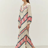 Devotion Beloved Dress in Navy and Red