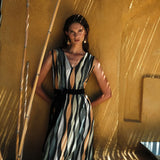 Devotion Idyllic Dress in Khaki and Tabac